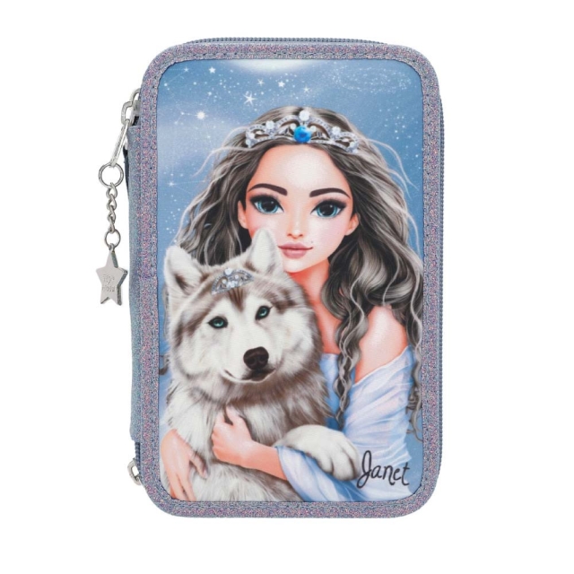 TOPModel Tredubbelt pennfodral WOLF ( 0413149 )