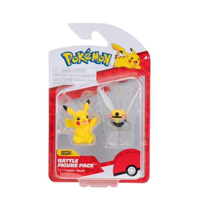 Pokémon Battle Figure Ninjask och Pikachu (PKW3576)