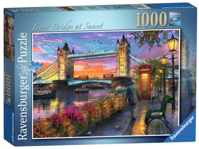 Ravensburger Pussel - Tower Bridge vid solnedgången 1000p (12000041)
