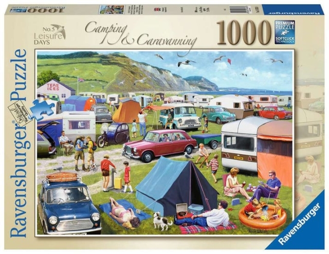 Ravensburger Pussel - Camping och husvagn 1000p (12000122)