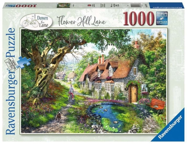 Ravensburger Pussel Flower Hill Lane 1000p (12000131)