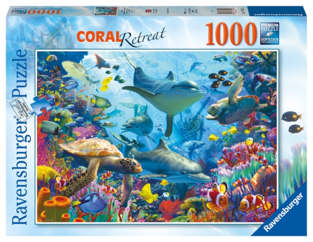 Ravensburger Pussel - Korallrev Retreat 1000p (12001172)