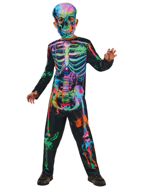 Rubies Halloween Costume - Bonesky Graffiti Skeleton (98-104 cm)