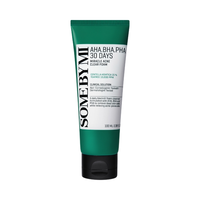 Some By Mi AHA BHA PHA 30 Days Miracle Acne Clear Foam 100 ml