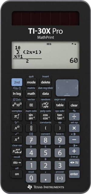 Texas Instruments TI-30X Pro Mathprint vetenskaplig kalkylator
