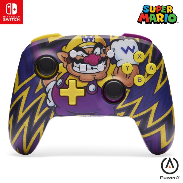 PowerA Förbättrad trådlös handkontroll - Wario (Nintendo Switch)