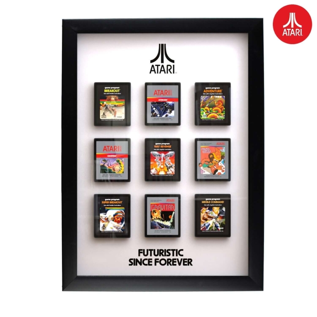 ThumbsUp Officiell Atari 3D-väggkonst - Cartridge Collection