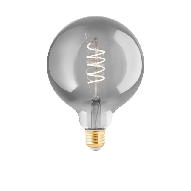 Eglo E27 G125 spiral, rök - Varmvit - Zigbee, Bluetooth