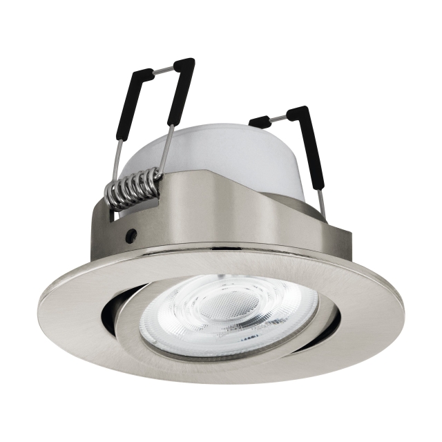 Eglo Saliceto-Z infälld spotlight i borstat stål Ø8,8 - RGB + TW - Zigbee, Bluetooth