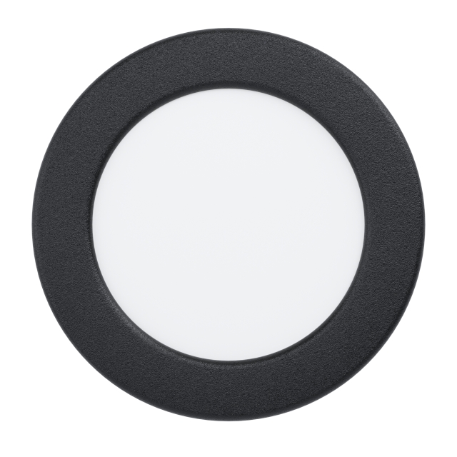 Eglo FUEVA 5 INFÄLLD \\u00d8117 5.5W 650LM SVART - 117mm diameter, 26mm höjd