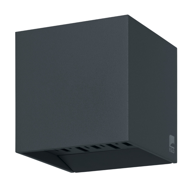 Eglo CALPINO 2 OUTDOOR WALL - Antracit - 10,5 cm höjd, 10,5 cm längd, 11 cm djup