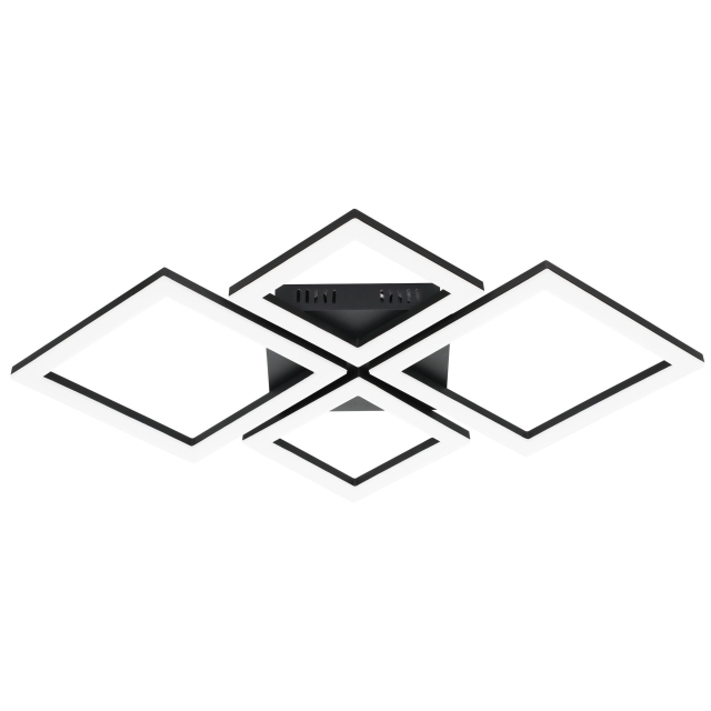 Eglo Paranday-Z taklampa med kvadrater svart 47x43 - TW - Zigbee, Bluetooth