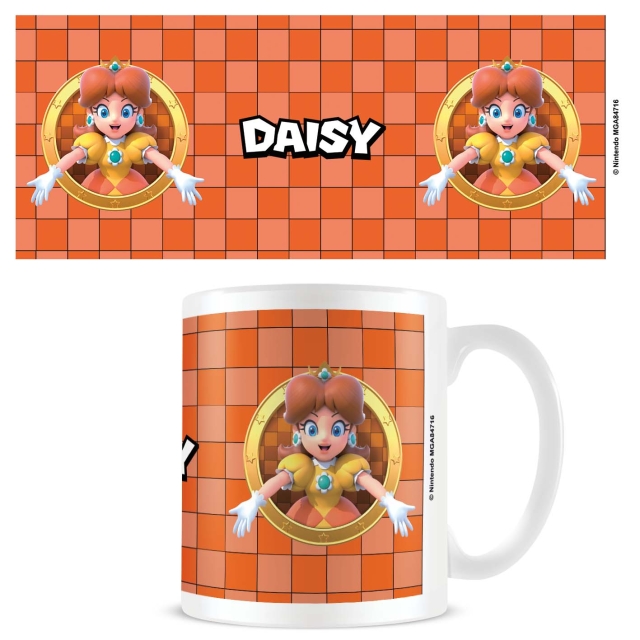 Pyramid International Mugg Super Mario Daisy 3D Port - Vit