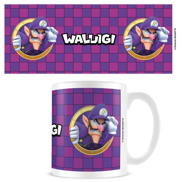 Pyramid International Super Mario-mugg (Waluigi 3D Port) - Vit