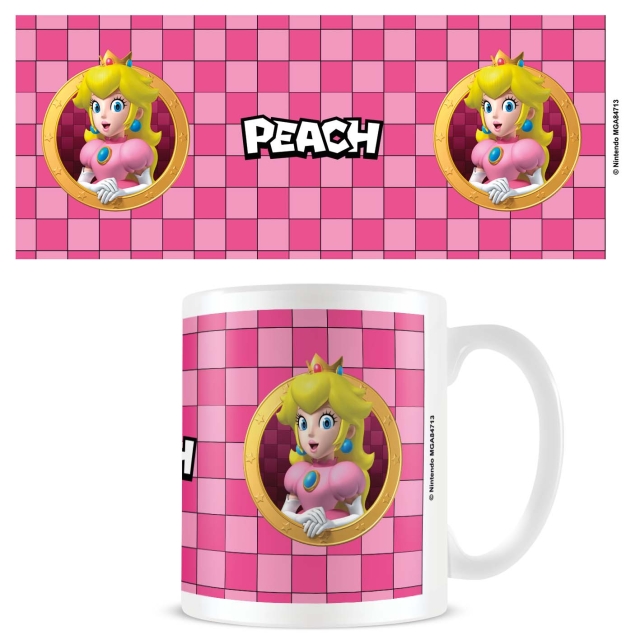Pyramid International Mugg Super Mario Peach 3D Port - Vit