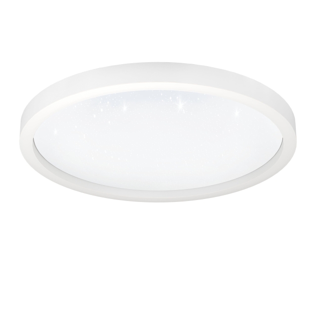 Eglo Montemorelos-Z loftlampa vit med kristalleffekt Ø57 - RGB + TW - Zigbee, Bluetooth