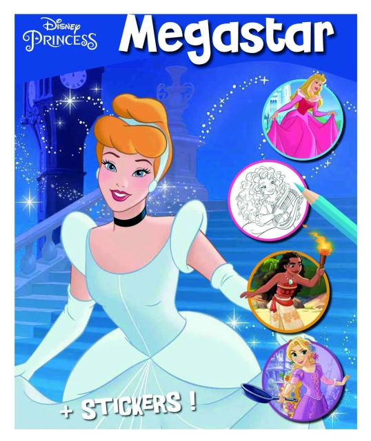 Disney Megastar målarbok - Prinsessan