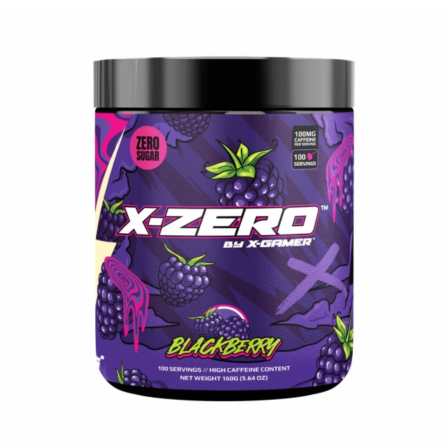 X-GAMER Energidryckspulver X-Zero 160 gram Blackberry