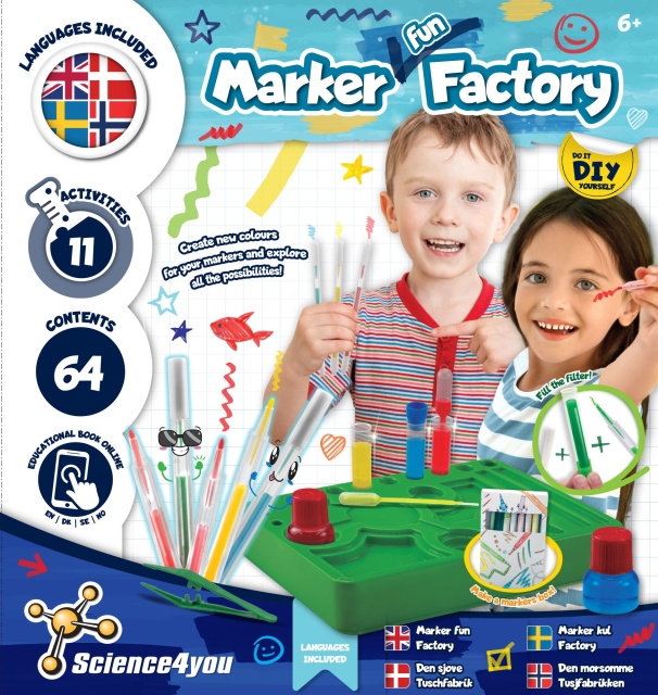 Science4you Marker Factory icke-doftande (40326)