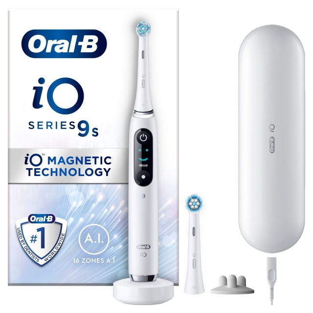 Oral B iO9S Vit Alabaster elektrisk tandborste