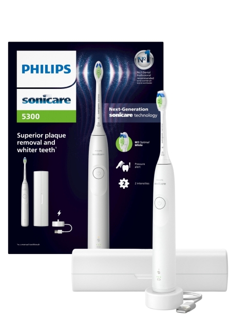 Philips Sonicare vit elektrisk tandborste serie 5300 HX7108/02