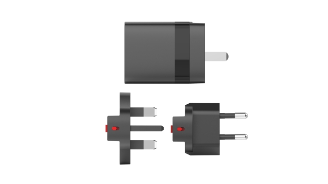 Speedlink Reseladdare USB-A & USB-C 15W för US-UK-EU, svart