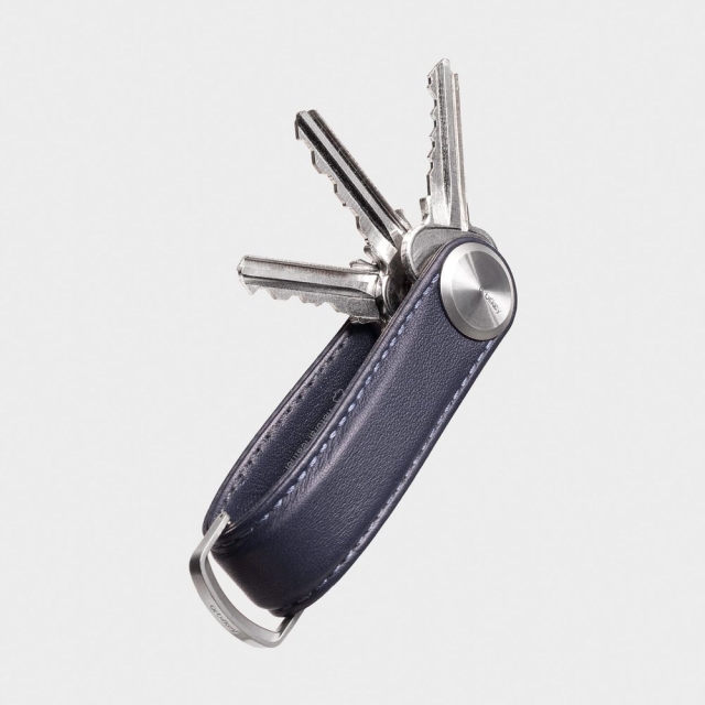 Orbitkey Key Organiser Pro läder - safir