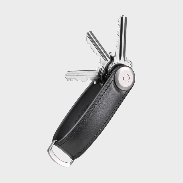 Orbitkey Nyckelhållare i hybridläder - Svart