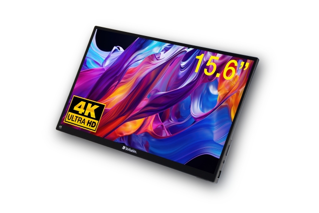 Verbatim PMT-15 4K Bärbar pekskärm 15,6 4K Ultra HD metallhölje