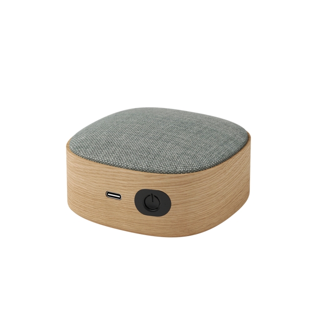 SACKit Go Wood bärbar Bluetooth-högtalare - naturlig ek