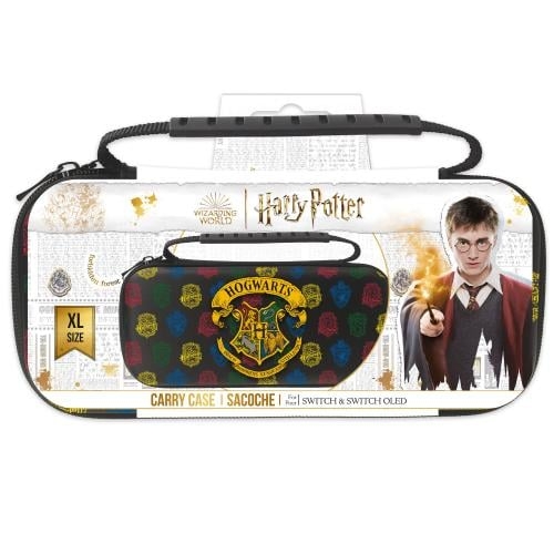 Trade Invaders Harry Potter - XL-fodral för Switch och Switch Oled - flerfärgad - 4 hus