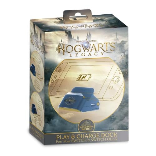 Trade Invaders Harry Potter-Switch-2 i 1 Docka och Stativ-Hogwarts Legacy