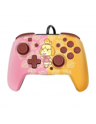 PDP Gaming Faceoff Deluxe Audio Kabelansluten Controller Isabelle Licensierad Switch