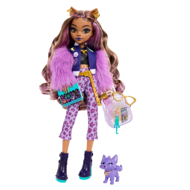 Monster High - Core docka med husdjur - Clawdeen (HRP65)