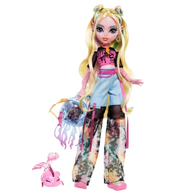 Monster High - Core Doll med husdjur - Lagoona (HXH75)