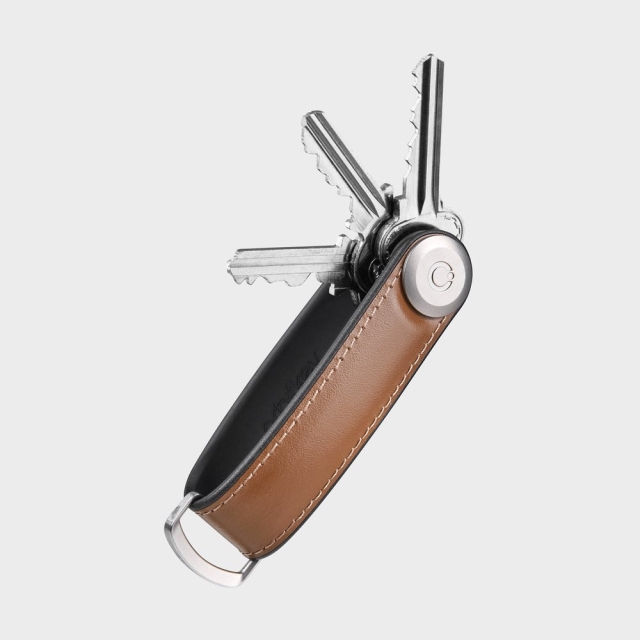 Orbitkey Nyckelhållare i hybridläder - Acorn
