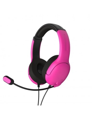 PDP Gaming Airlite Headset med sladd Nebula Rosa
