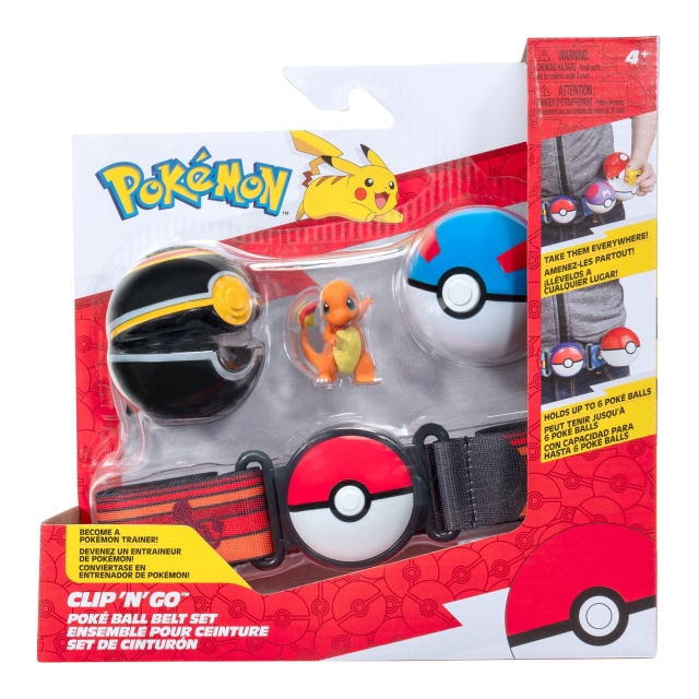 Pokémon Clip N Go Bältesuppsättning Charmander (PKW3647)