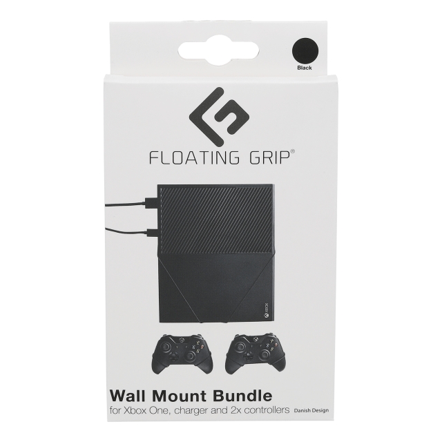 FLOATING GRIP Väggfästen för Xbox One och handkontroller - paket (svart)