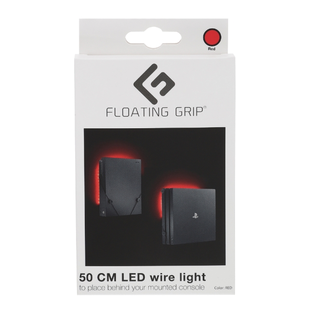FLOATING GRIP Röd LED-lampa - lägg till på ditt FLOATING GRIP®-fäste