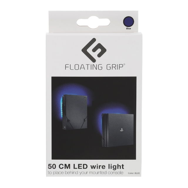 FLOATING GRIP Led-lampa med USB blå