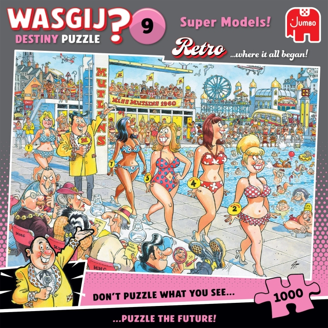 Wasgij Retro Destiny - #9 Supermodeller! (1000 bitar) (1110100503)