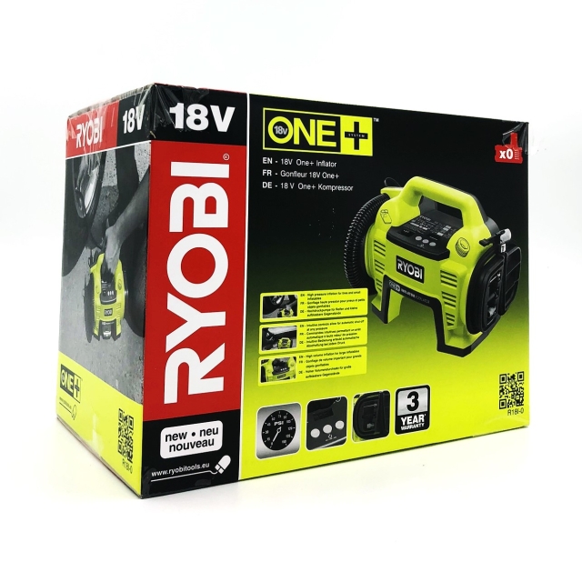 Ryobi One+ R18I-0 Luftkompressor utan batteri