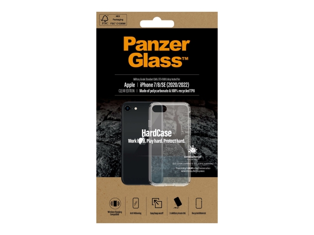 PanzerGlass HardCase Clear Edition Skal Apple iPhone SE (2. generation), SE (3rd generation), Transparent