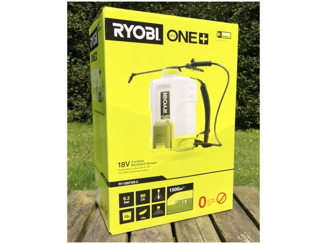 Ryobi ONE+ RY18BPSB-0 18V Ryggsäck Trädgårdsspruta Inget batteri