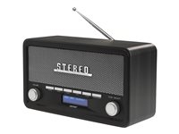 Denver DAB-18DARKGREY DAB bärbar radio Svart