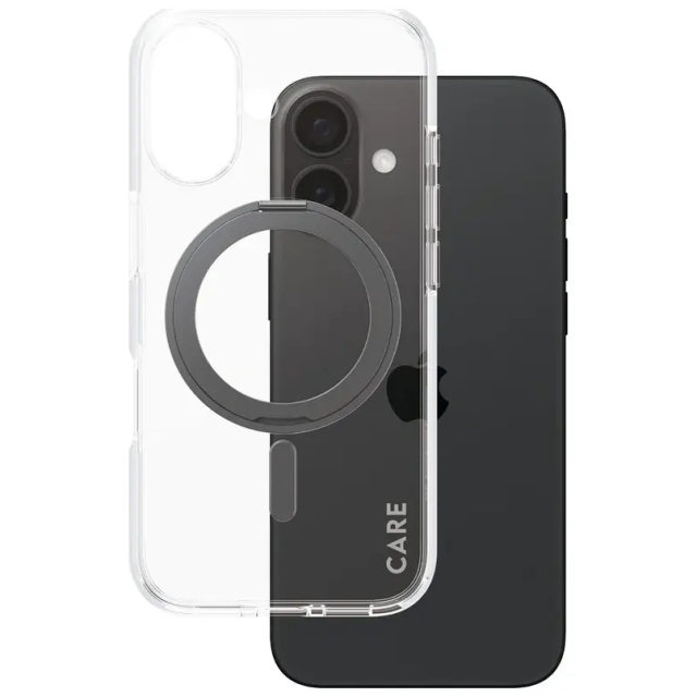 PanzerGlass CARE Kickstand Black for Apple iPhone 16