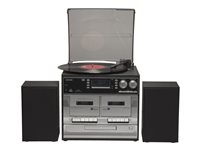 Denver MRD-166 DAB-radio CD / MP3-spelare Dubbelkassett Digital spelare Skivspelare Radio Digital inspelare 4Watt