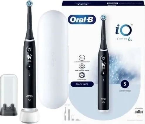 Oral B iO Series 6 Eltandborste, Black Onyx