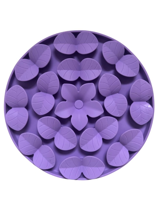 Confetti Dogs Slickmatta med blommor och blad 20 x 20 x 2 cm - (PBL6637S)